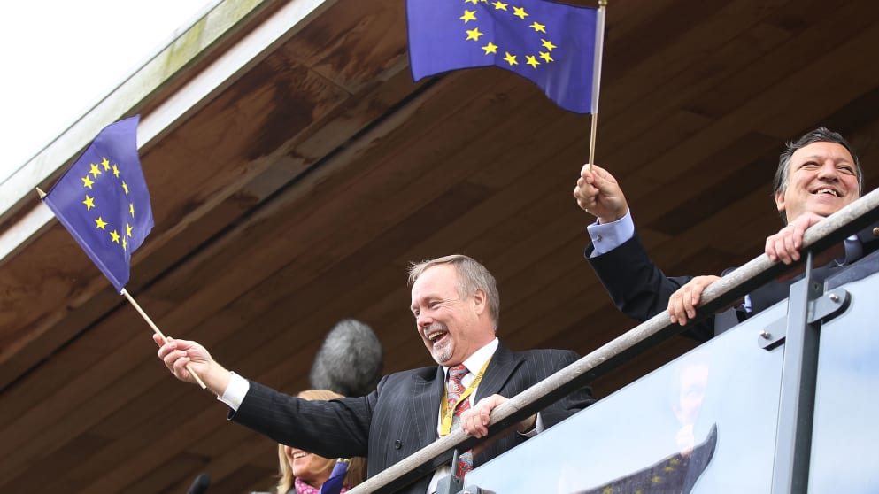 Sir Terry Matthews at The 2010 Ryder Cup 
