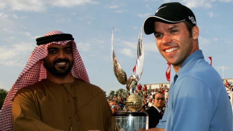 Paul Casey secured his first Falcon Trophy in 2007