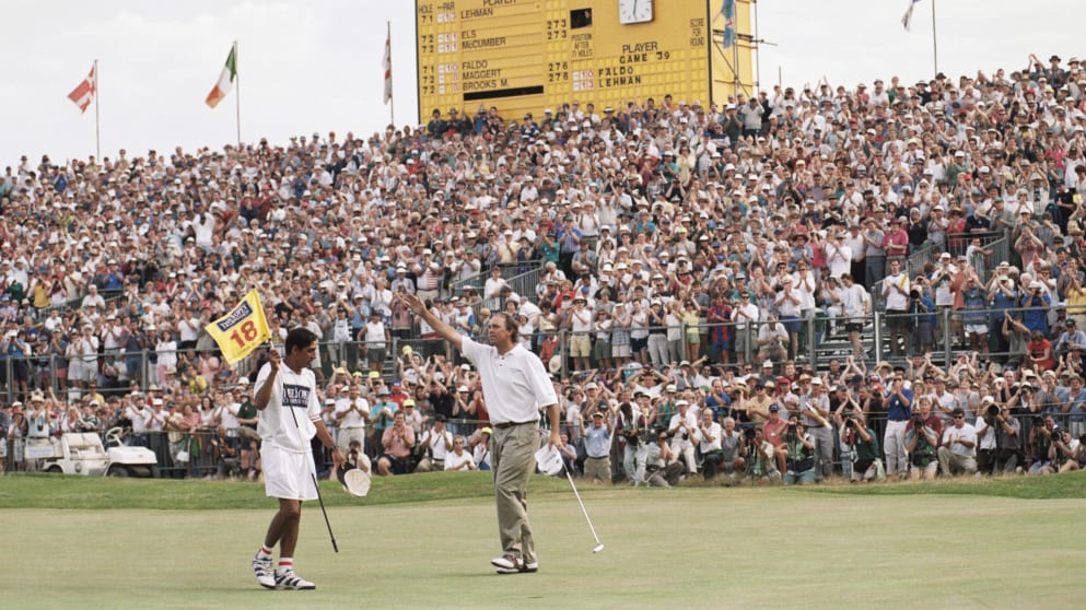 Tom Lehman winning The Open at Royal Lytham & St Annes
