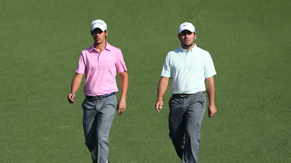 Matteo Manassero (left) and Francesco Molinari