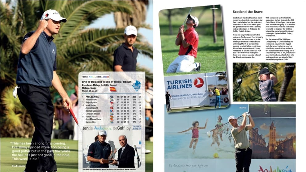 Paul Lawrie triumphed in last year's Open de Andalucia.
