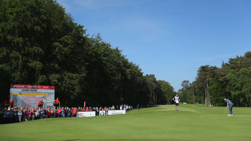 Thomas Pieters at the Belgian Knockout