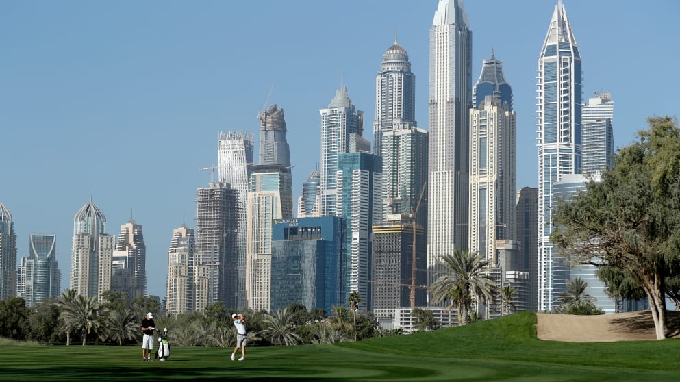 Chris Paisley at Emirates Golf Club