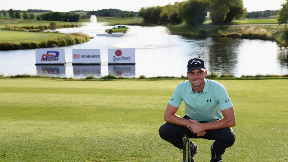 Haydn Porteous after his Czech Masters title