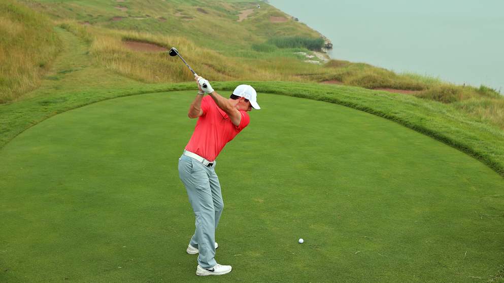 Rory McIlroy during practice round prior to the 2015 US PGA Championship 