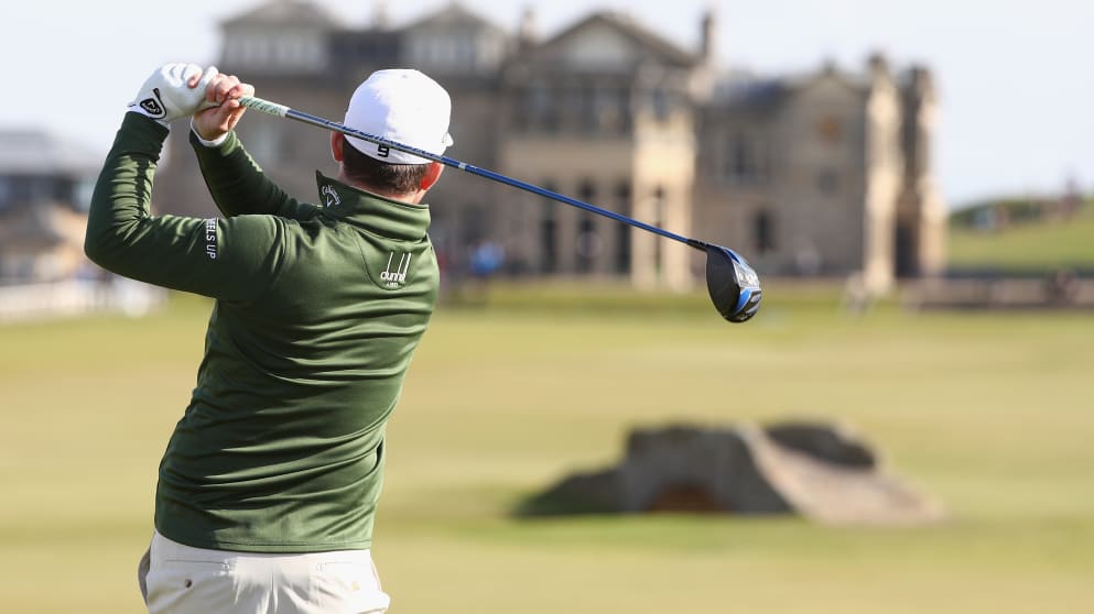 Branden Grace prepares for the Alfred Dunhill Links Championship