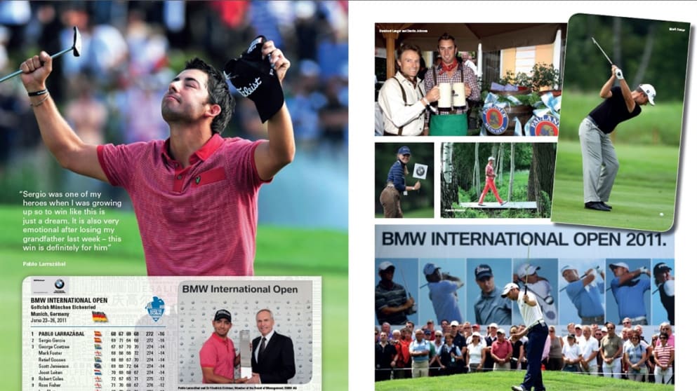 Pablo Larrazabal triumphed over compatriot Sergio Garcia in a play-off to win last year's BMW International Open.