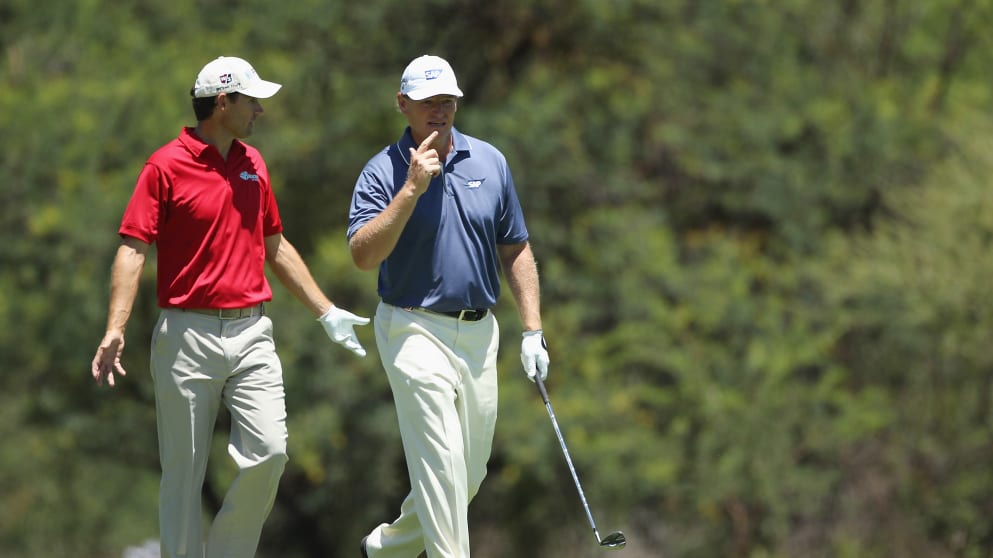 Ernie Els and Padraig Harrington