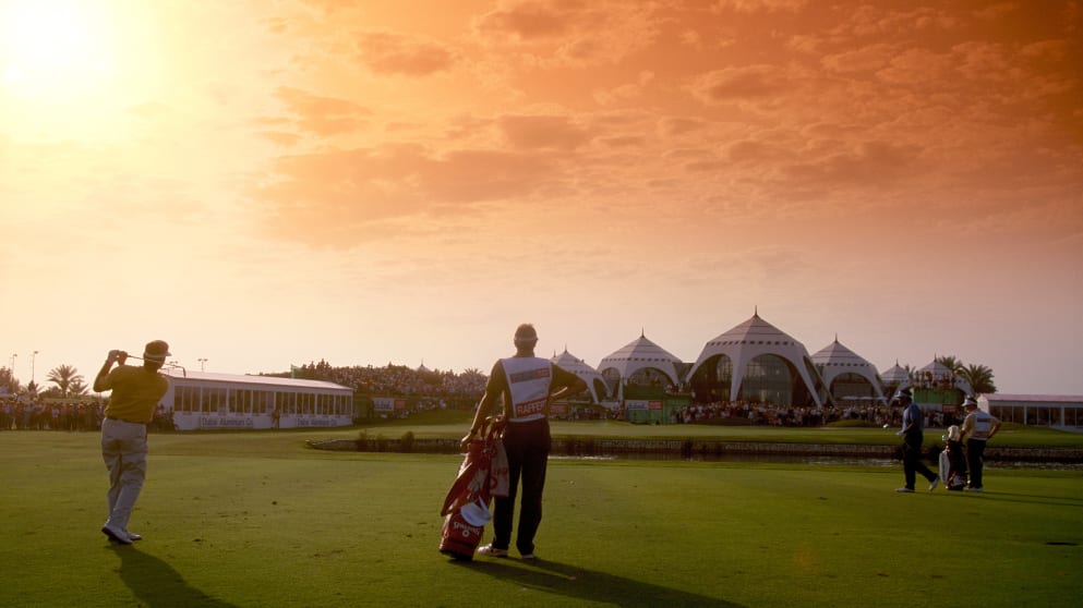 Ronan Rafferty in Dubai in 1992