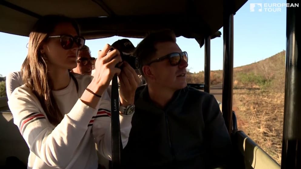 On safari with Matt Wallace and family