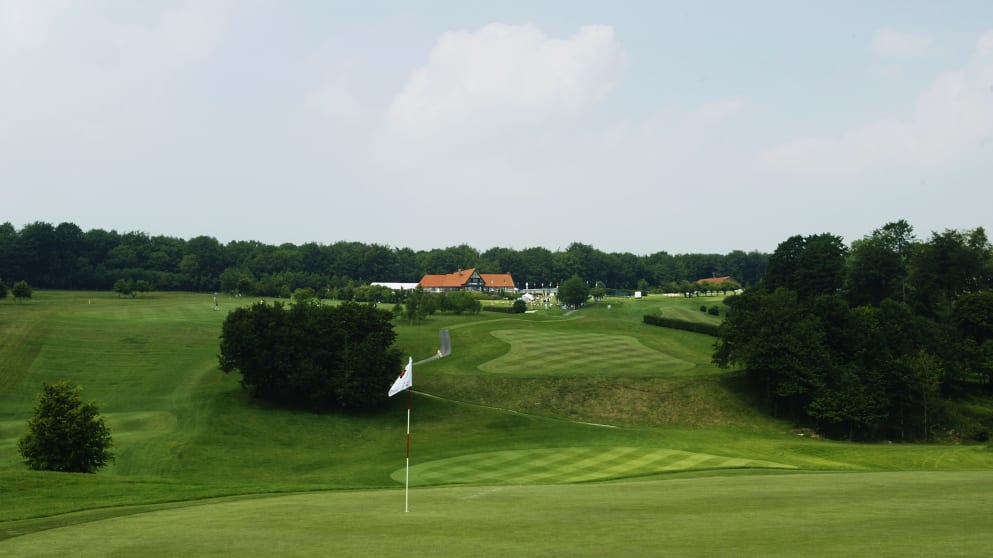 The tenth hole at Aa Saint-Omer Golf Club