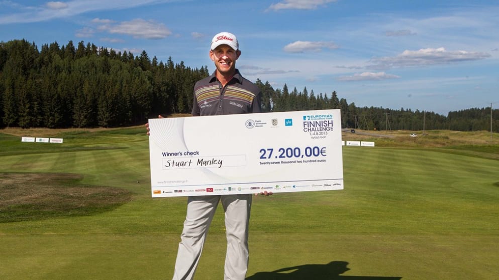 Stuart Manley - 2013 Finnish Challenge Champion golfari.fi . Kai Kilappa
