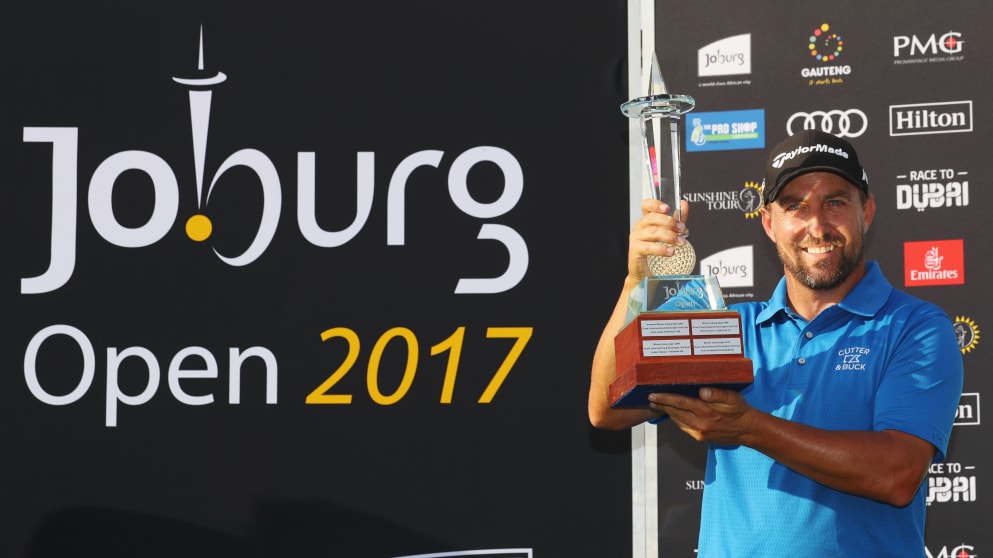 Darren Fichardt - the 2017 Joburg Open Champion