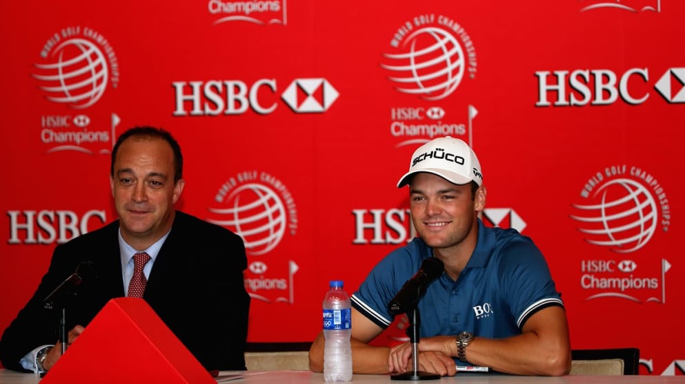 Martin Kaymer and Giles Morgan