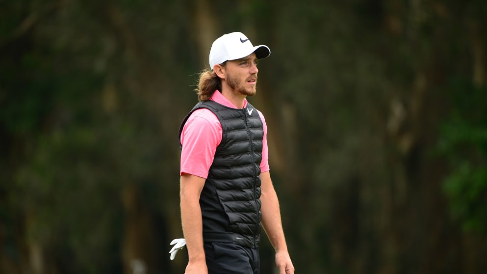 Tommy Fleetwood - in action on Moving Day at the UBS Hong Kong Open