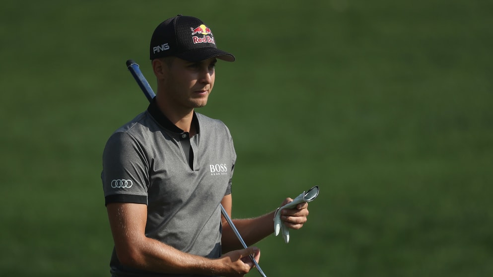 Matthias Schwab of Austria during Day 4 in India