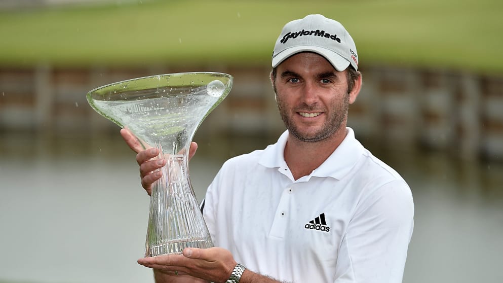 Andrew McArthur after winning the 2014 D+D Real Slovakia Challenge (Ota Mrákota)