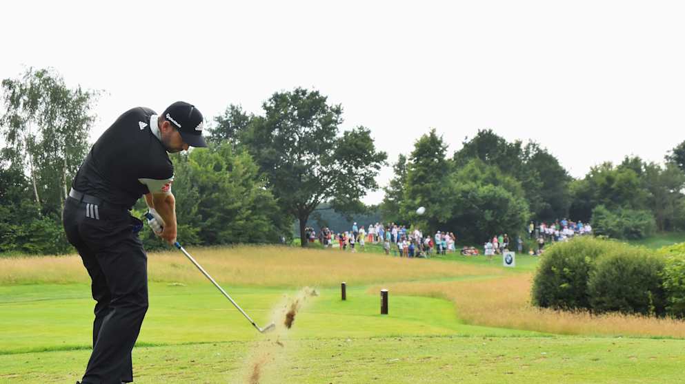 Sergio Garcia at the 11th during the BMW International Open