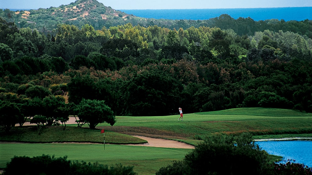 Hole nine and ten at Is Molas Resort