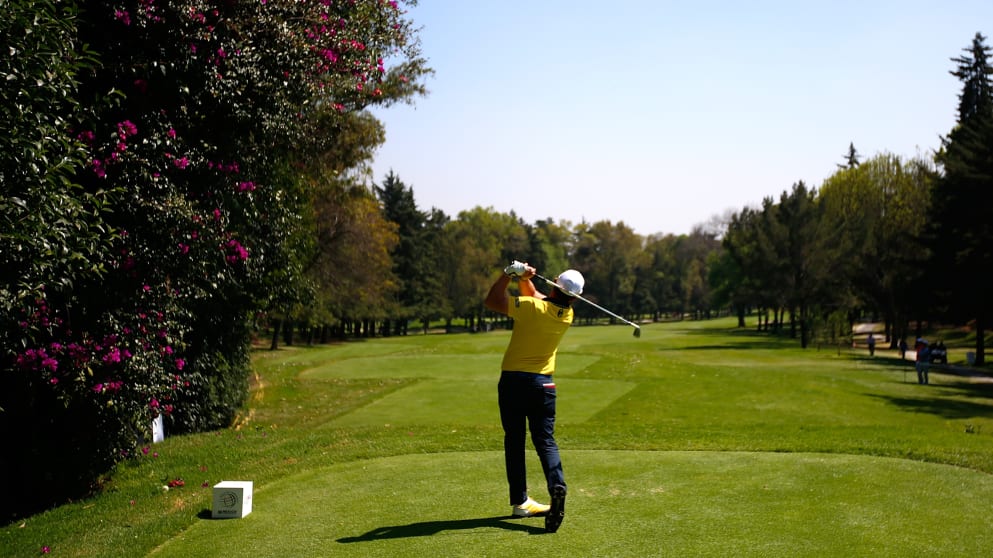 Andy Sullivan at the WGC-Mexico Championship 