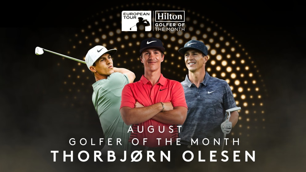 Thorbjorn Olesen - August Hilton Golfer of the Month
