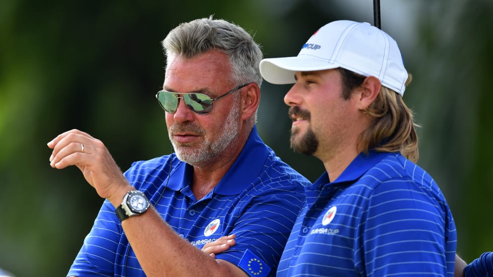 Darren Clarke and Victor Dubuisson