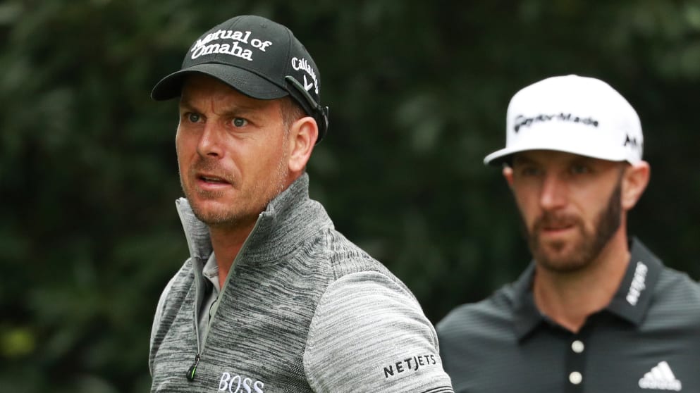 Henrik Stenson and Dustin Johnson