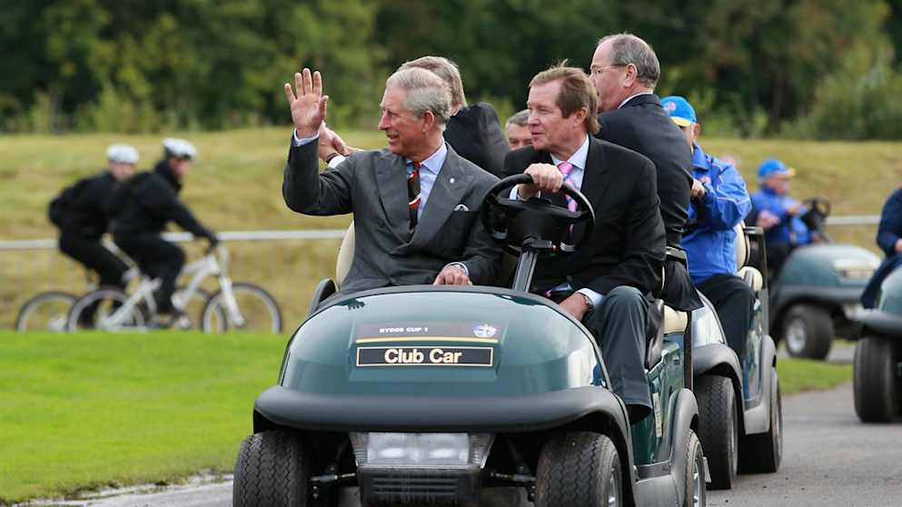 HRH Prince Charles, The Prince of Wales and George O'Grady