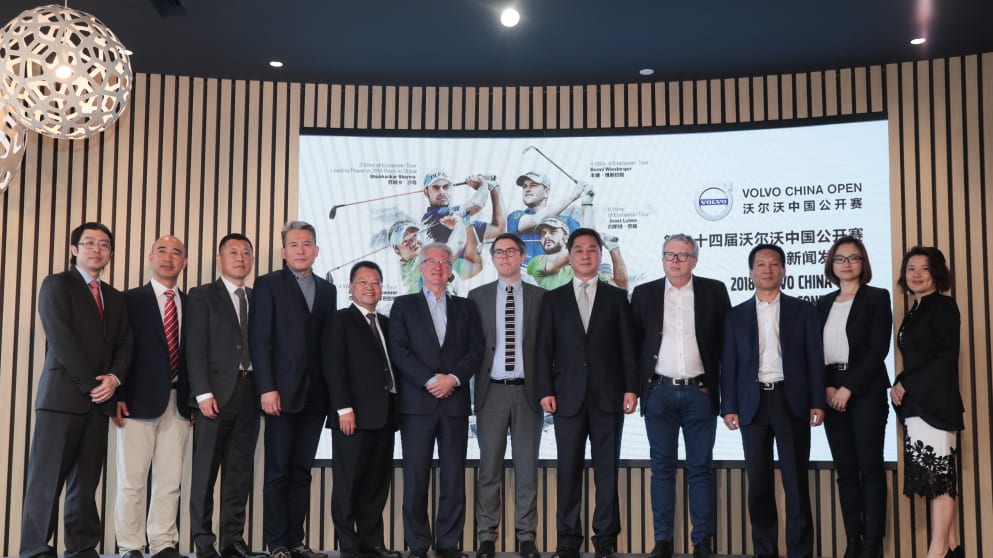 The official launch of the Volvo China Open (Xiong Yu)