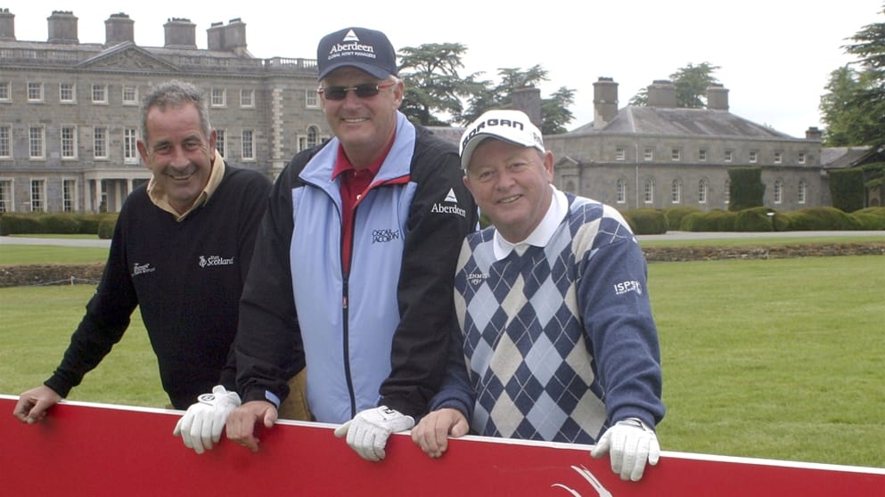 Sam Torrance, Sandy Lyle and Ian Woosnam