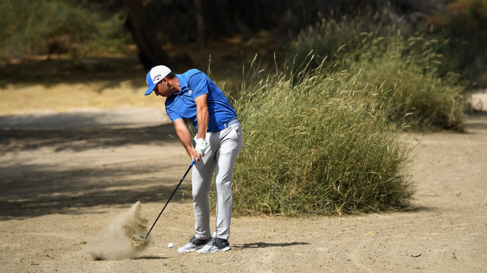 Sergio Garcia at the Omega Dubai Desert Classic