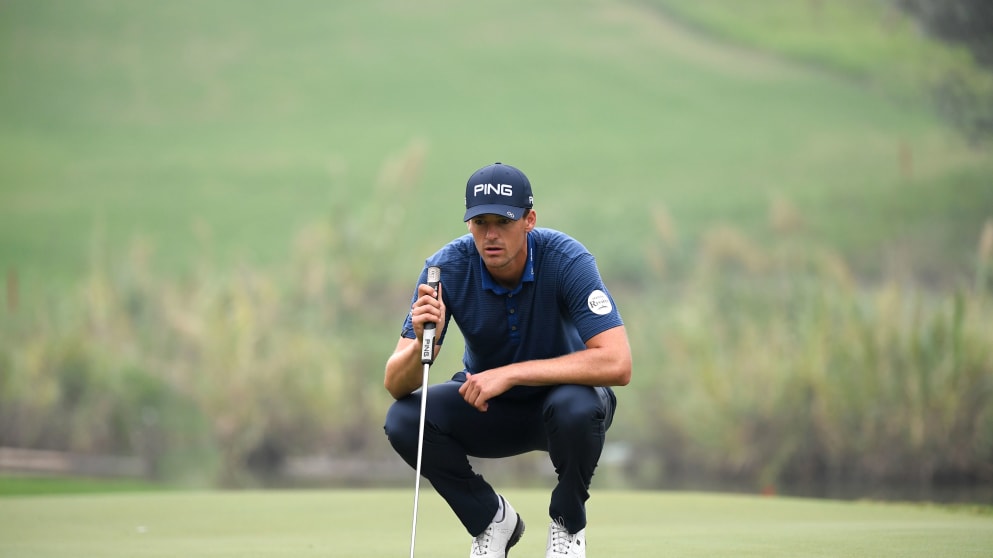Victor Perez on Day Three at the Foshan Open (Richard Castka/sportpixgolf.com)