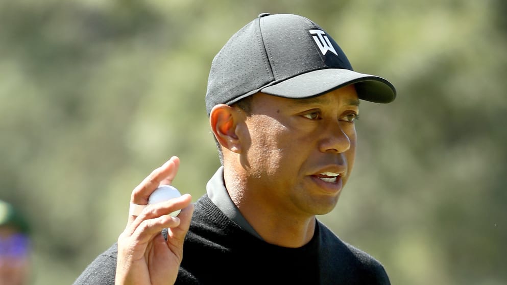 Tiger Woods at the Masters