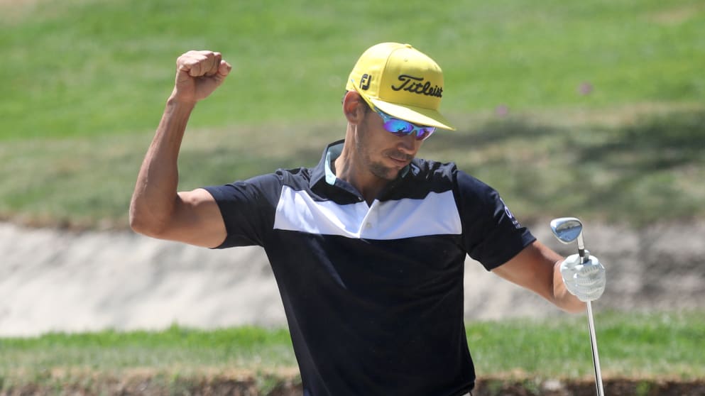 Rafa Cabrera Bello celebrates in Mexico City