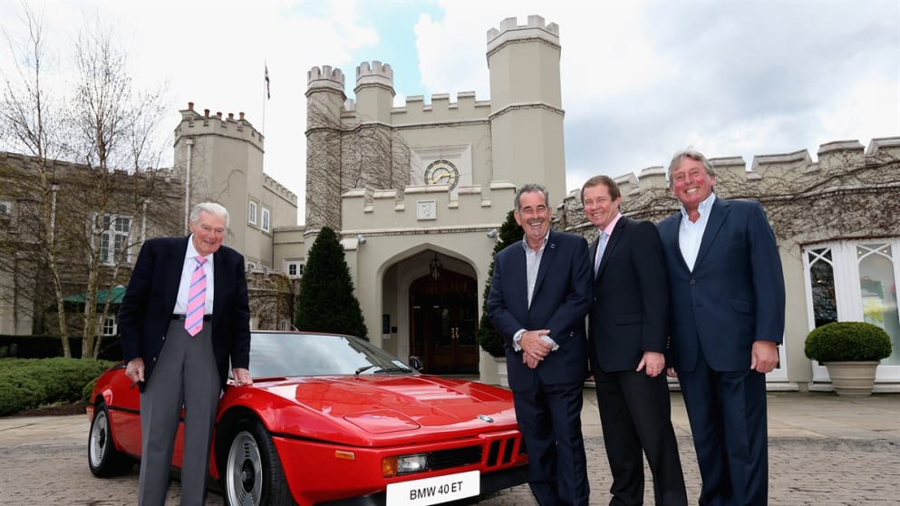 John Jacobs OBE, Sam Torrance OBE; George O’Grady CBE and Michael King mark the special anniversary for The European Tour and BMW
