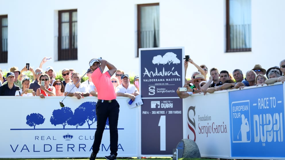 Joost Luiten at the Andalucia Valderrama Masters