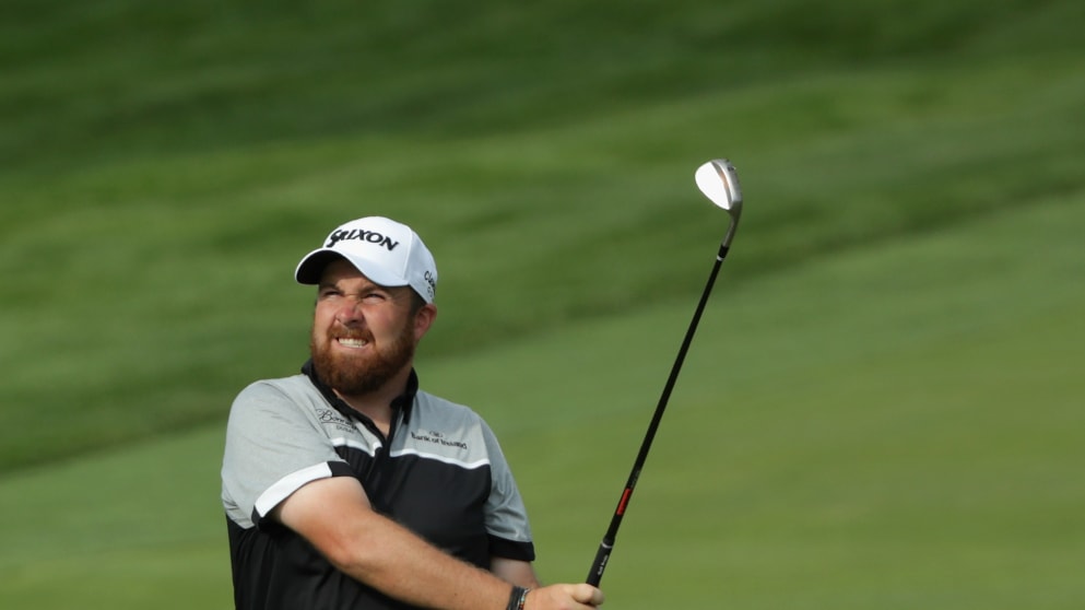 Shane Lowry during the first round of the US Open