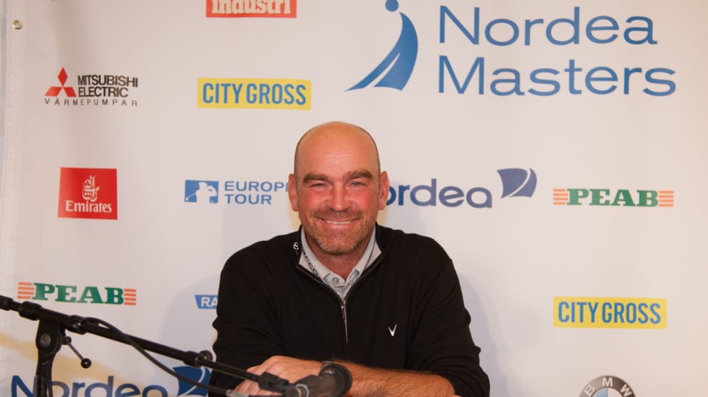 Thomas Bjorn at the Nordea Masters