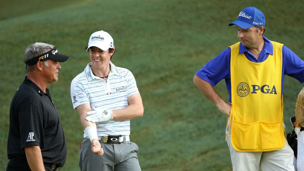 Darren Clarke and Rory McIlroy