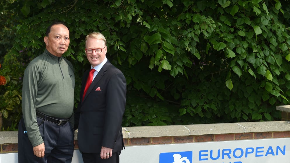 Salvador Zamora and Keith Pelley