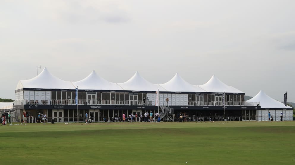 Practice range at Leopard Creek