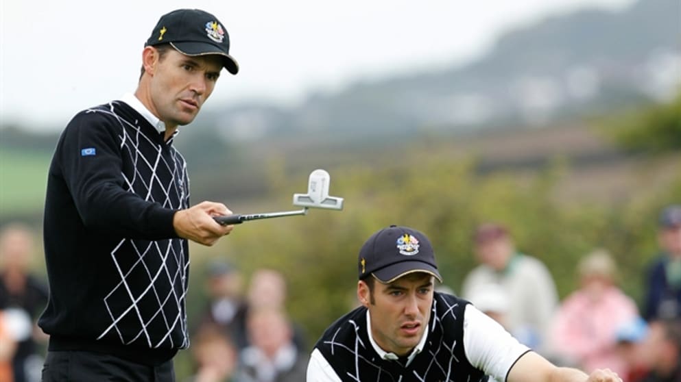 Padraig Harrington and Ross Fisher