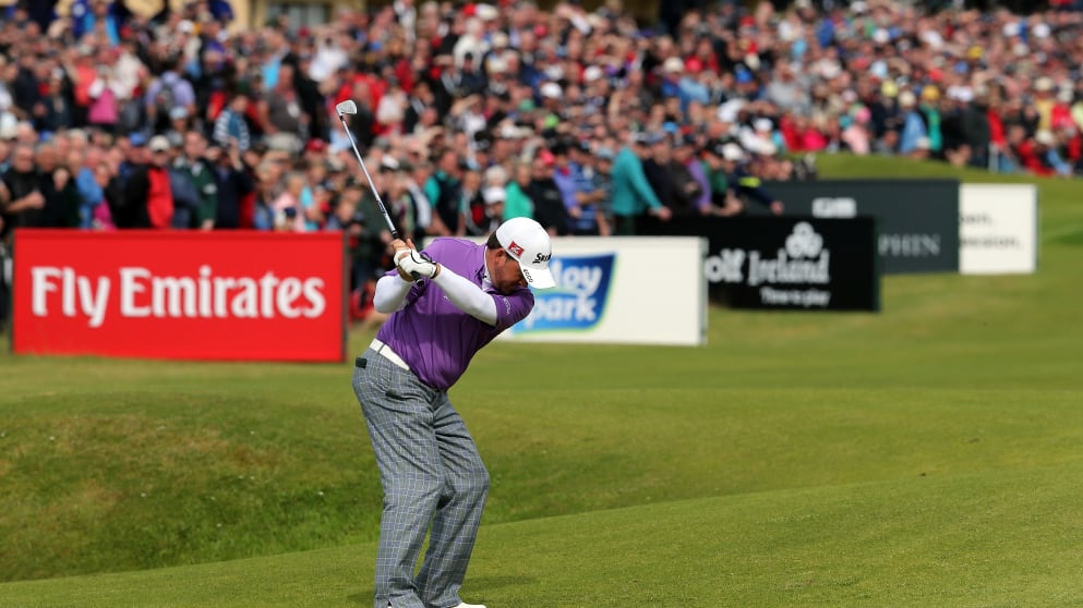 Graeme McDowell at the 2012 Irish Open