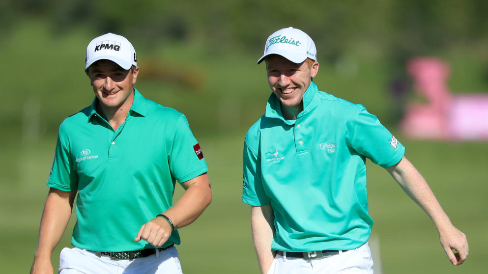 Paul Dunne and Gavin Moynihan