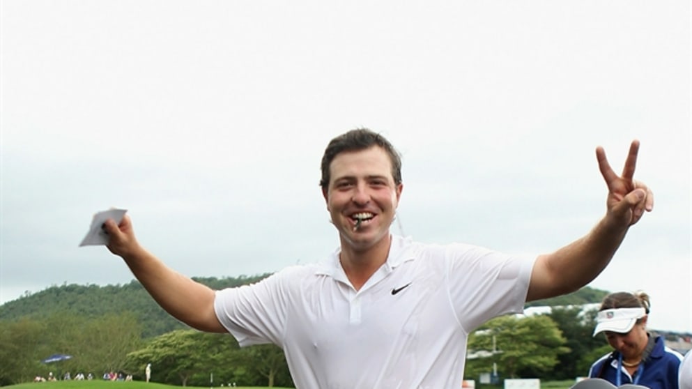 Pablo Martin celebrates victory number two at Leopard Creek