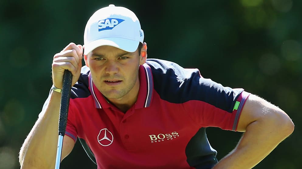 Martin Kaymer on the second hole 