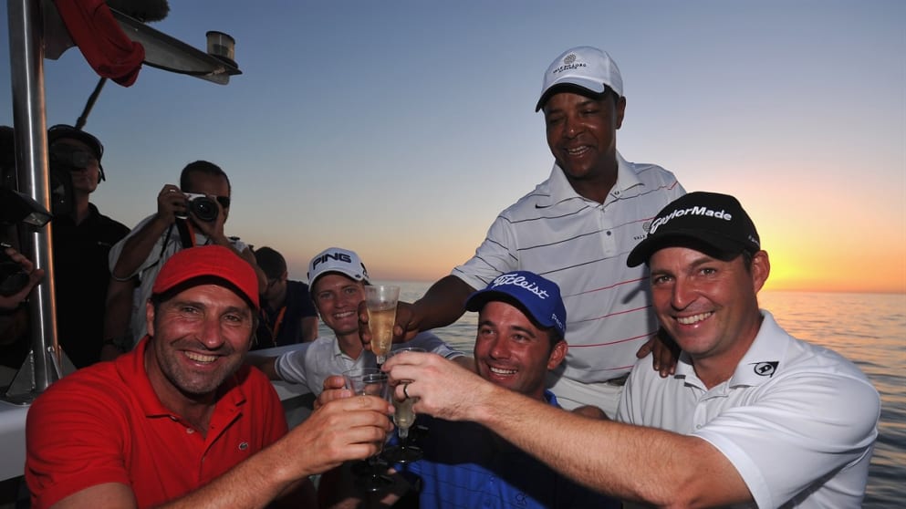 Antonio Sobrinho, Tom Lewis, Jose Maria Olazabal, David Howell and Ricardo Santos