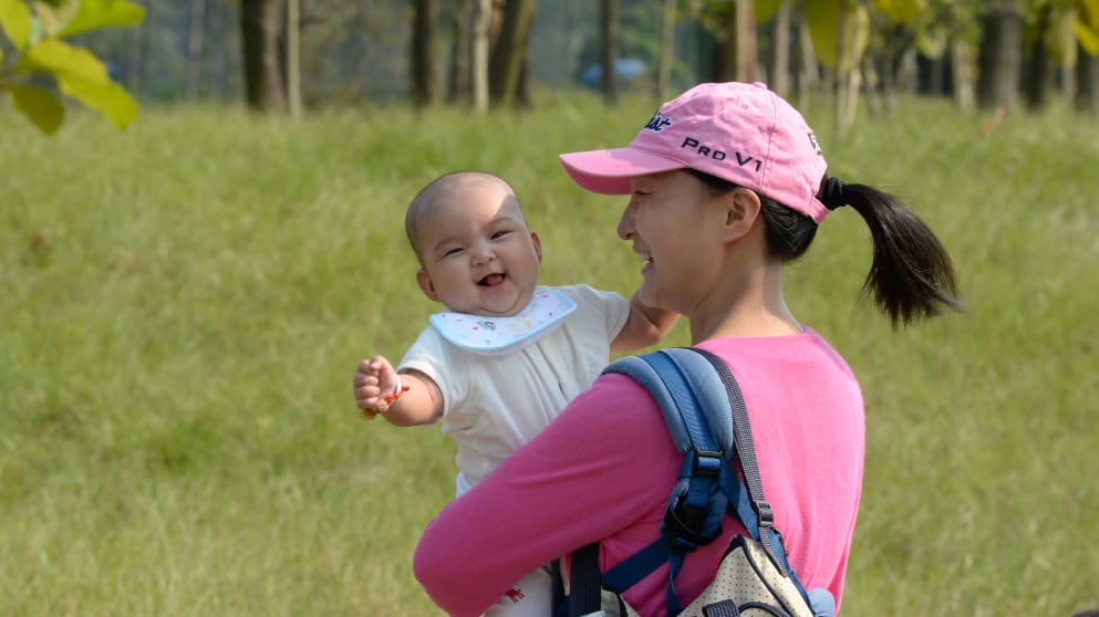 A child enjoying a day out at The Foshan Open (Richard Castka)