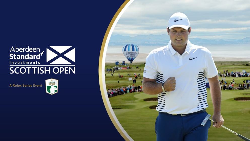 Patrick Reed will tee it up at the Aberdeen Standard Investments Scottish Open