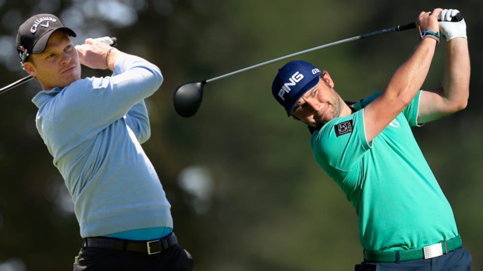 Danny Willett and Andy Sullivan 